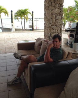 Me, trying to look cool.