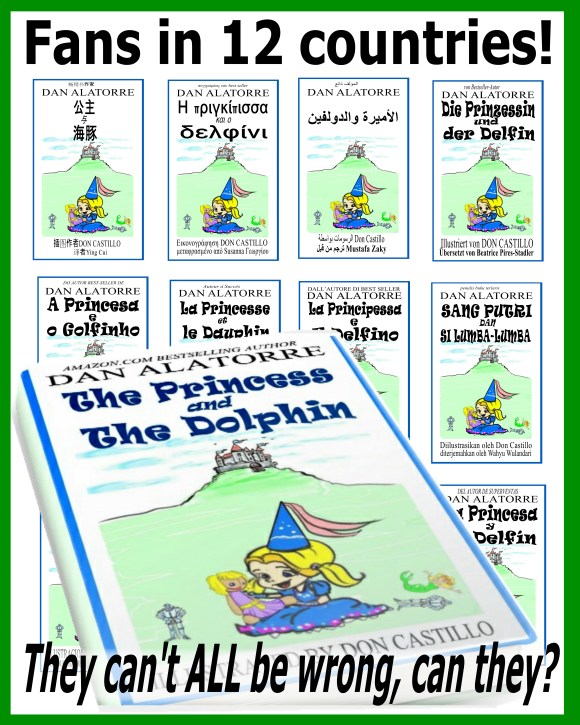 Princess Fans 12 Countries 16x20 A